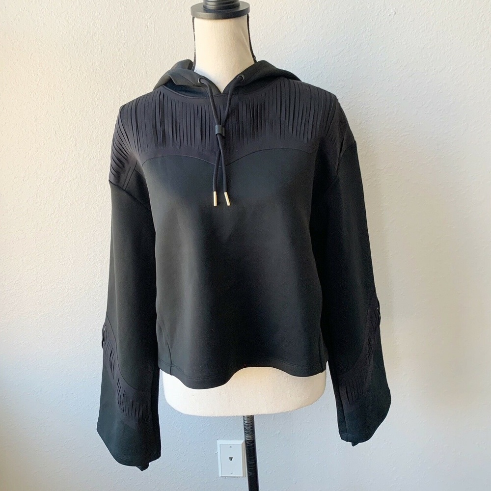 Nike Fringe Training Hoodie Cropped Black BV4518